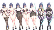 【MMD対魔忍】上原燐Ver1.00【モデル配布】