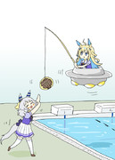 ネオユニちゃんに誘導されるミラ子