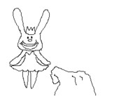 ありがとうさぎに萌えるアニメーション