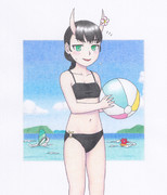 擱座揚陸姫ちゃん　夏姫mode