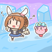 ユキノビジンとスノーカービィ