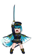 月風魔伝ポーズのアサギ