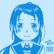 【艦これ】ワンドロ1bit五月雨ちゃん【ドット絵】