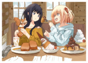 コメダ珈琲で爆食するちさたき