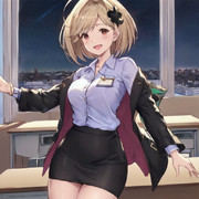 お仕事完了して名実ともに退勤するジータちゃん