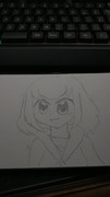 うちをアニメ風に描きました