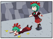 お寺の前のヤマビコさん　・１１６日目