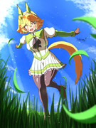 スズカさん衣装のフクちゃん