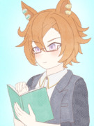 読書メガネオペちゃん