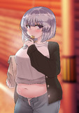 秋太りくじらちゃん