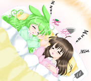 きりもんお昼寝