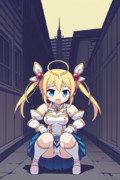 AIに描かせた魔法少女えれなの主人公本城えれな