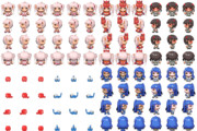 ついなちゃんセット RPGツクールMVキャラチップまとめ1