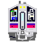 701系0番台（正面）のドット