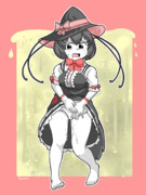 ハロウィン服のカンザシフウチョウ