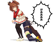 ウオッカ「マーチャン、最近太ったか？」