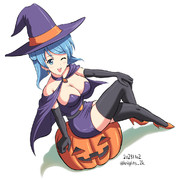 ハロウィン魔女浦風