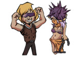 デフォルメ拓也さん＆擬人化母ウニ