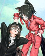 学ランとツナギ