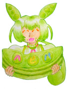 ずんだケーキでお祝いなのだ