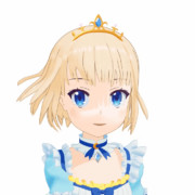 ミーア姫作成中【GIFアニメ】ショートの物理キターー