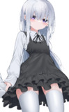 袖を掴む