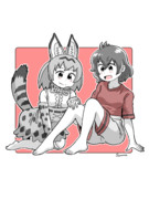 ここスベスベだね！かばんちゃん！