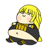 満腹グリットちゃん（にっこり）