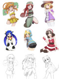 平日生放送で描いたものまとめ１