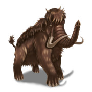 【モングラ素材】巨象マンモス
