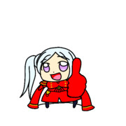 サイドテールエガちゃん指だし…