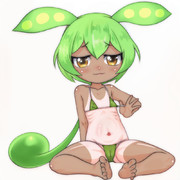 この日焼け跡を見ればボクが可愛い妖精の女の子だって誰でも解るのだ