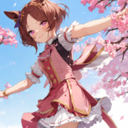 スカートを穿いた勝負服のサクラローレルを見てみたい02-1