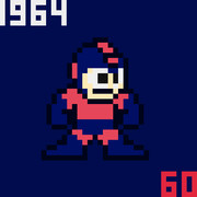 ドット絵 「ロックマン」FC TXN60th 2023 ロックマン風