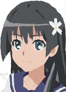 佐天涙子（とある科学の超電磁砲　アニメ公式HPスクショ）2023.11.25投稿