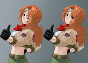 第６５回で使用した立ち絵　モジャ子