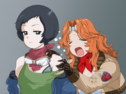 第６５回で使用した立ち絵　モジャ＆クロ