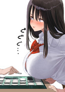 おっぱいを使ってオセロを有利に進めようと必死な子