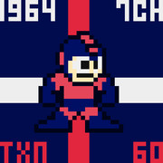 ドット絵 「ロックマン」FC TXN60th Ver.2 FC