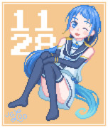 【艦これ】いいニーハイの日2023【ドット絵】