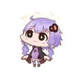 【立ち絵素材】ちょこんと立つ結月ゆかり