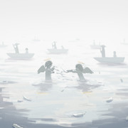 川遊び