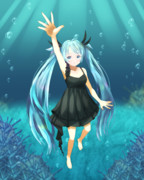 【ボカロ絵】深海少女なミクちゃん♪
