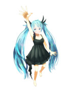 【ボカロ絵】深海少女なミクちゃん♪(透過加工)