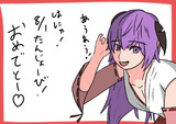 羽入誕生日記念絵