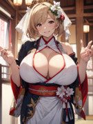 花嫁衣装のジータちゃん