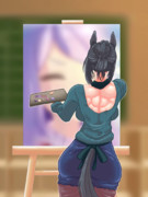 お絵描きなさるラモーヌ様