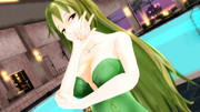 脈絡のない560！高級温水プールで胸を開いたピースサイン玲霞さん！【Fate/MMD】