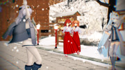 【MMD艦これ】冬×涼コンビが踊るのを見てウズウズする白露（動画の裏設定①）【艦これ】