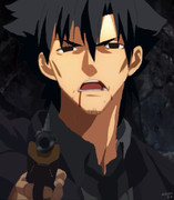 切嗣(アニメ24話「最後の令呪」4分16秒スクショ）2023.12.11投稿